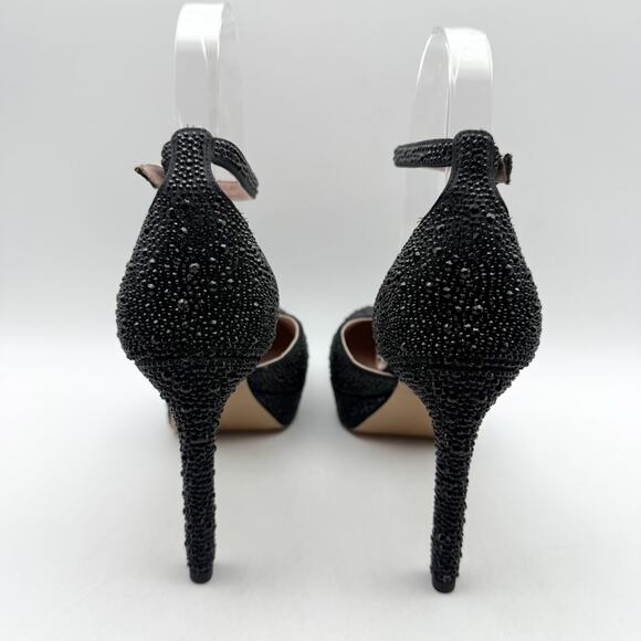 Naturalizer Pnina Tornai Womens Rak Platform Pump US 5.5 M Black Satin EUC - Picture 8 of 14